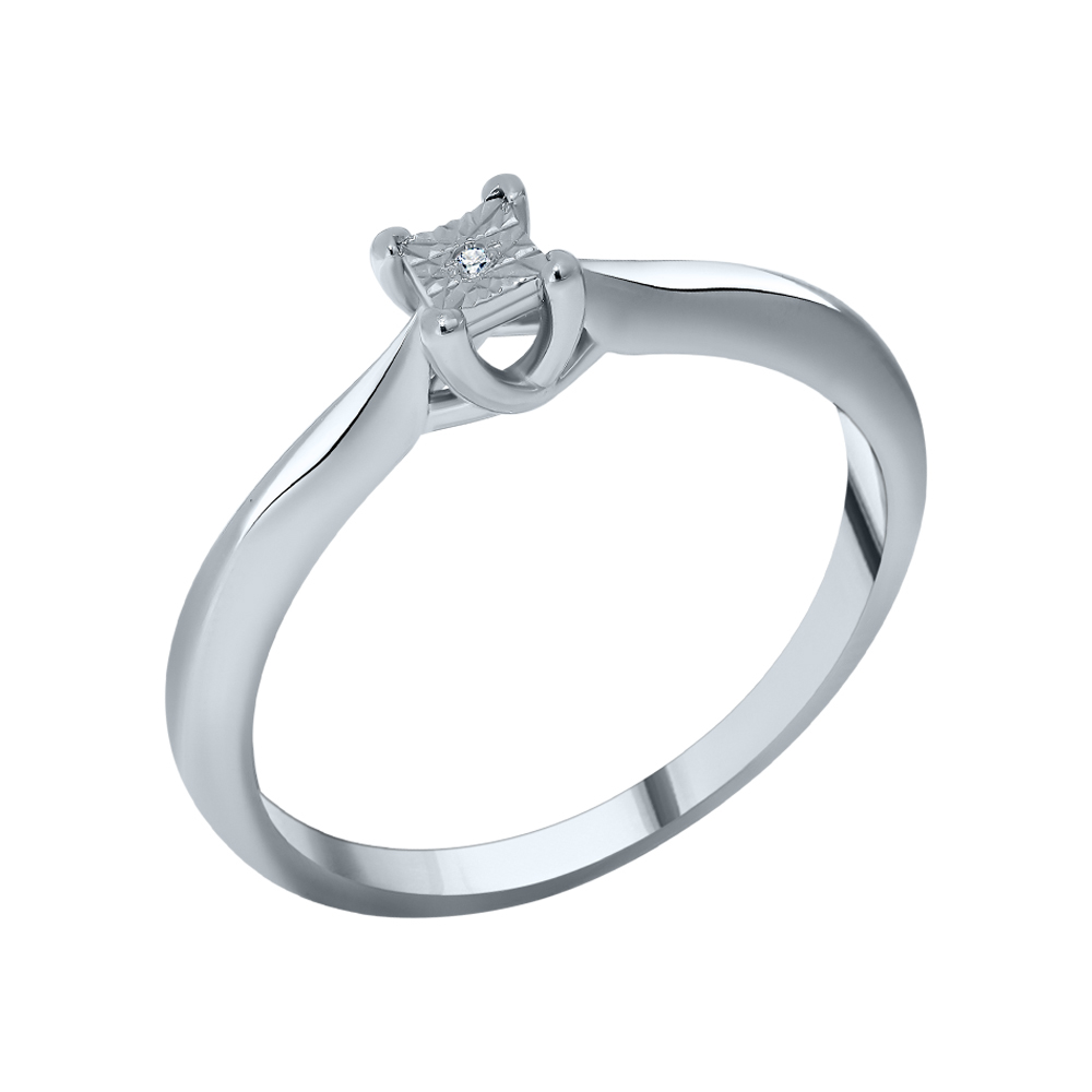 Кольцо из серебра АЛЬКОР 01-3389/000Б-00