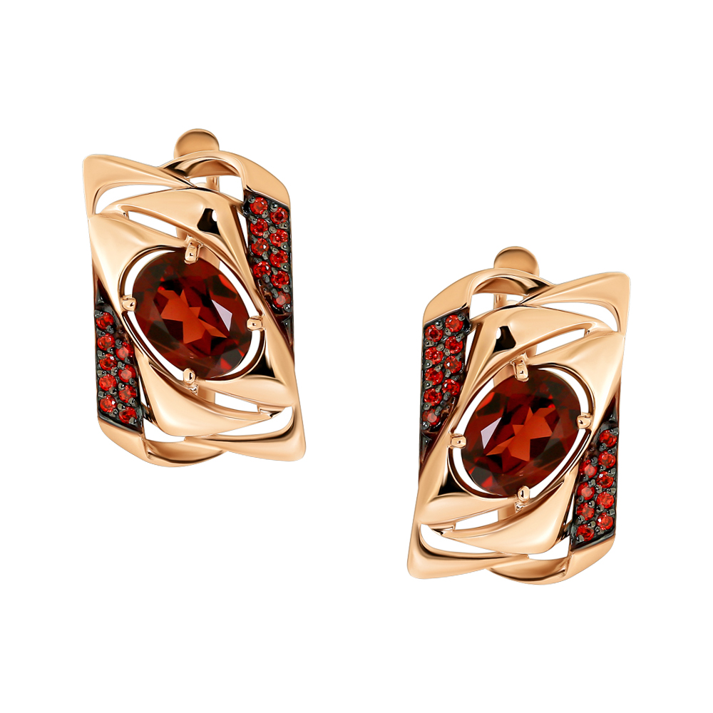 Серьги из золота АЛЕКСАНДРА кл4001а-2-01