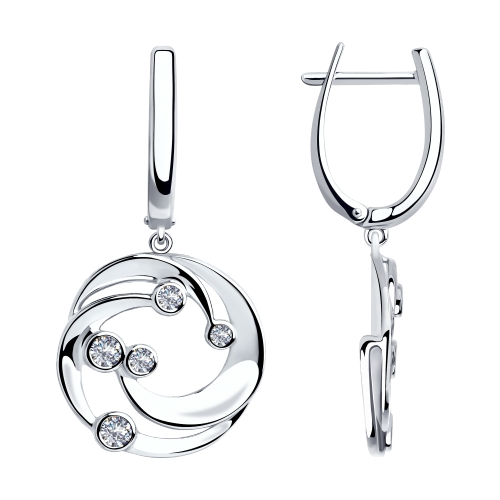 Серьги из серебра SOKOLOV 94023466