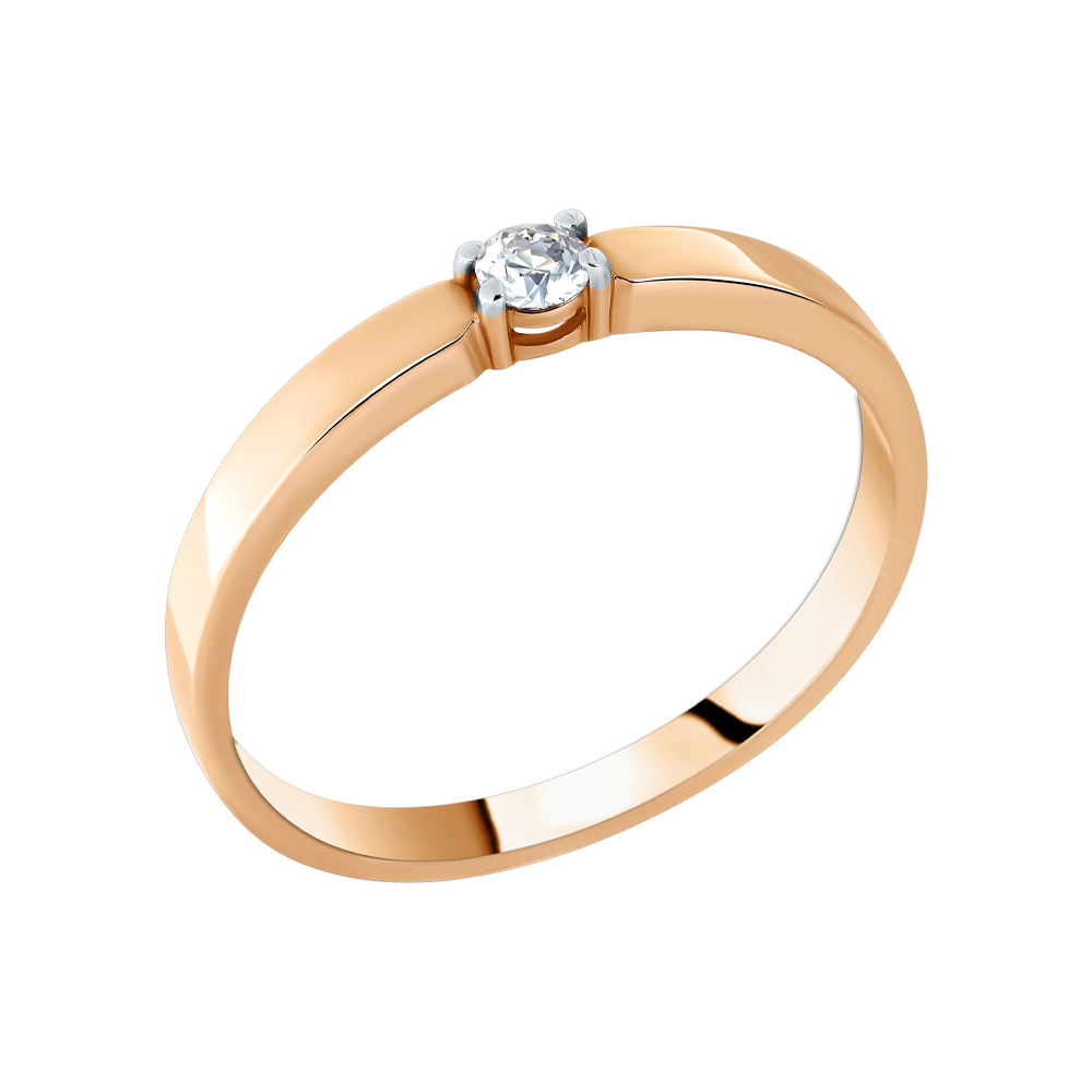 Кольцо помолвочное с бриллиантом АРИНА 1040391-11240