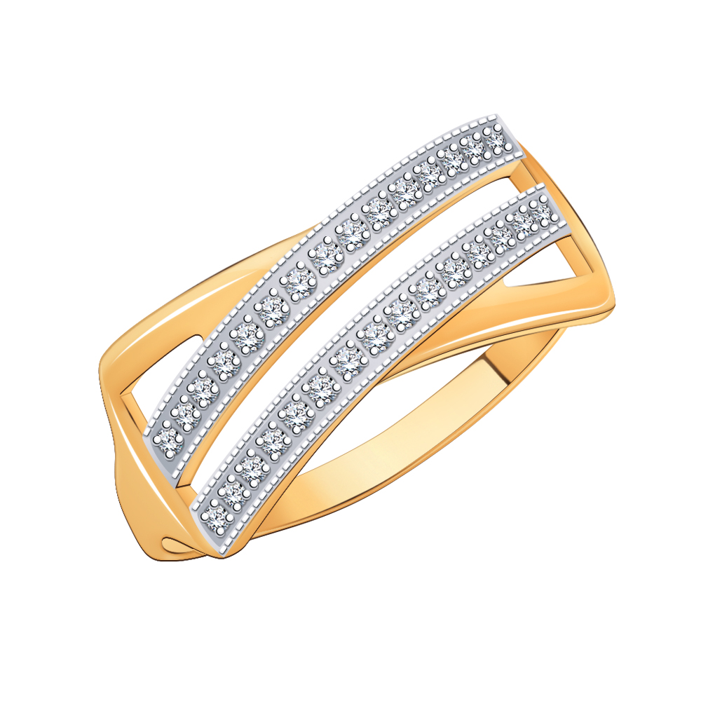 Кольцо из золота Атолл 10778