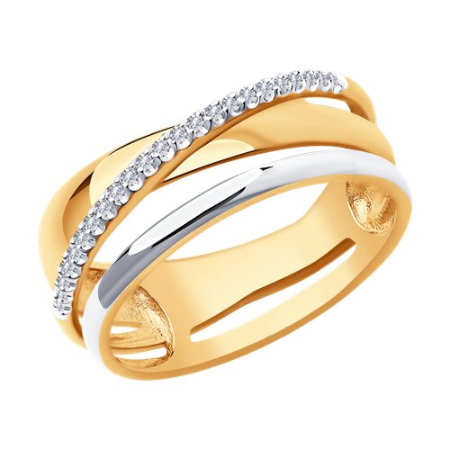 Кольцо с бриллиантом SOKOLOV 1011993 №24 222