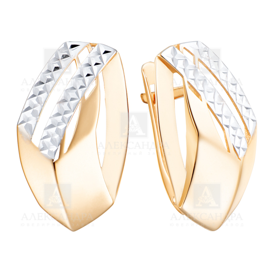 Серьги из золота кл4157а-01