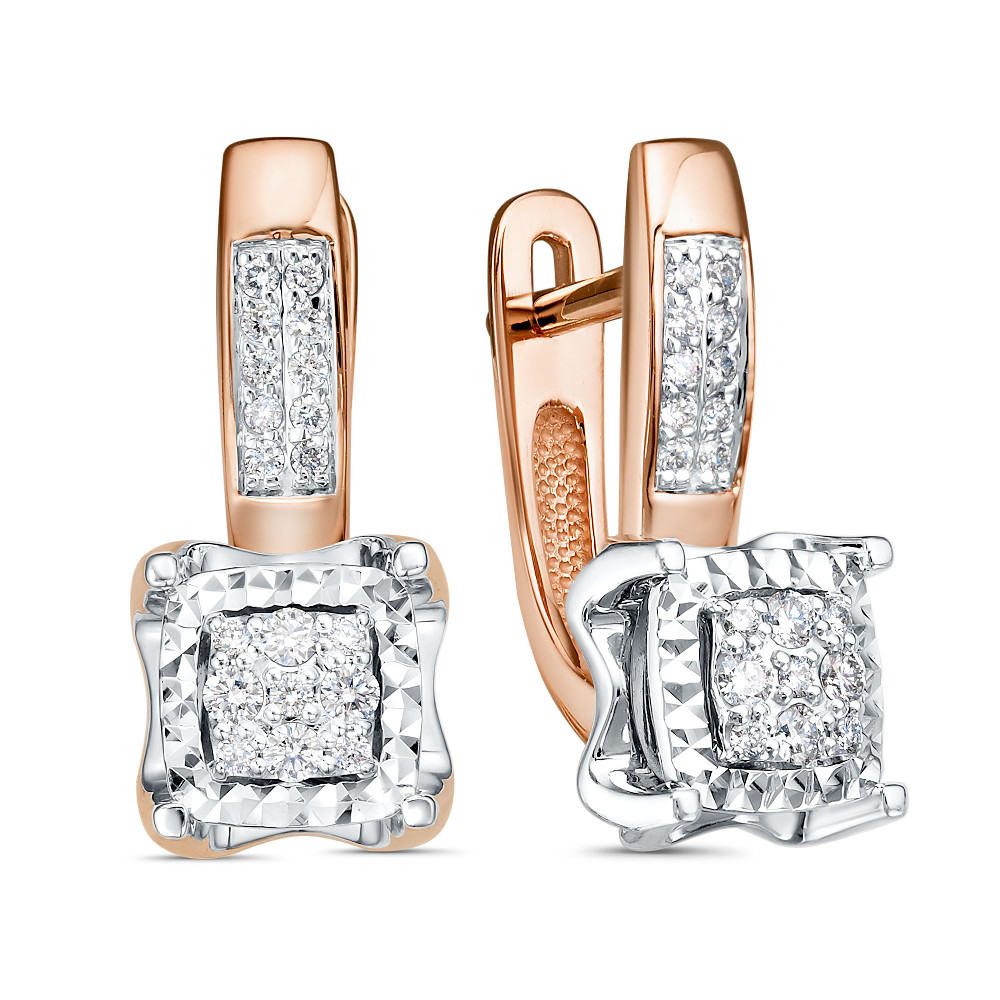 Серьги с бриллиантом Klondike 02-00852-05-001-03-01