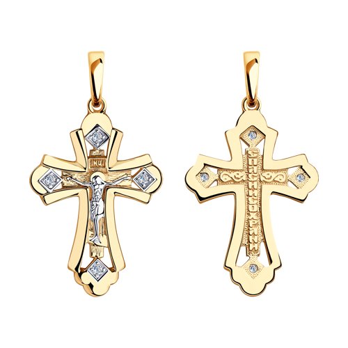 Подвеска крест из золота SOKOLOV 121454