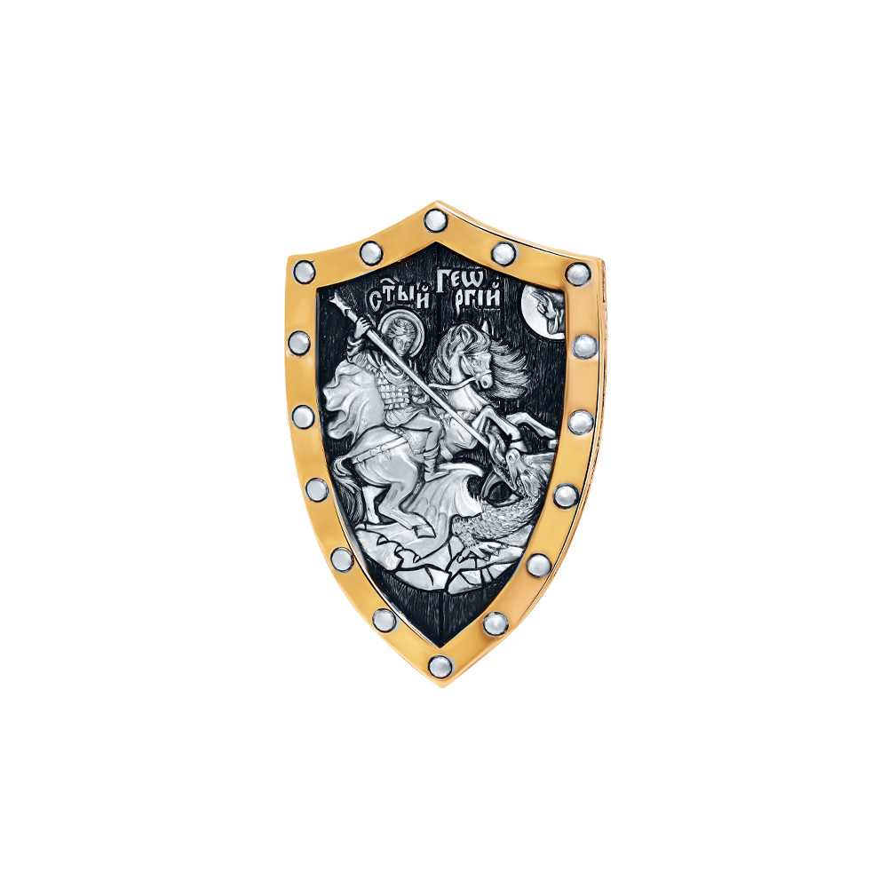 Подвеска икона из серебра Елизавета 8114КЛ