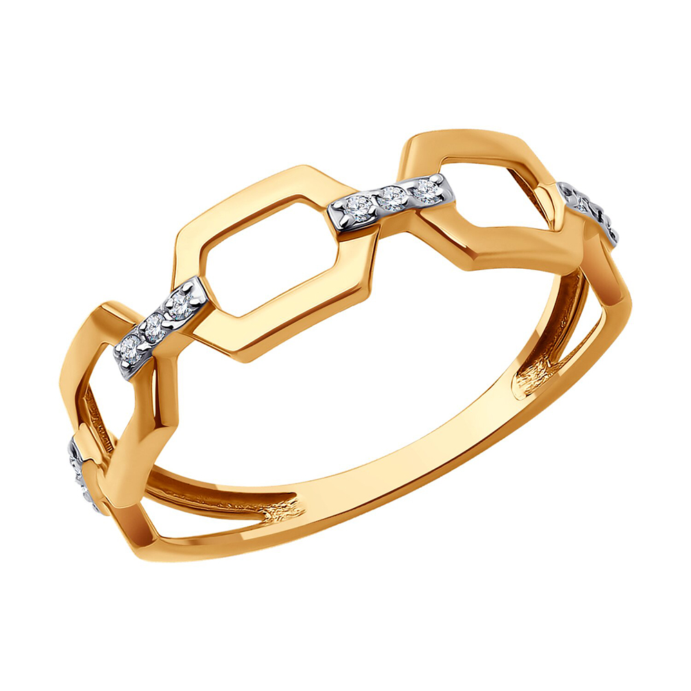 Кольцо из золота SOKOLOV 019460