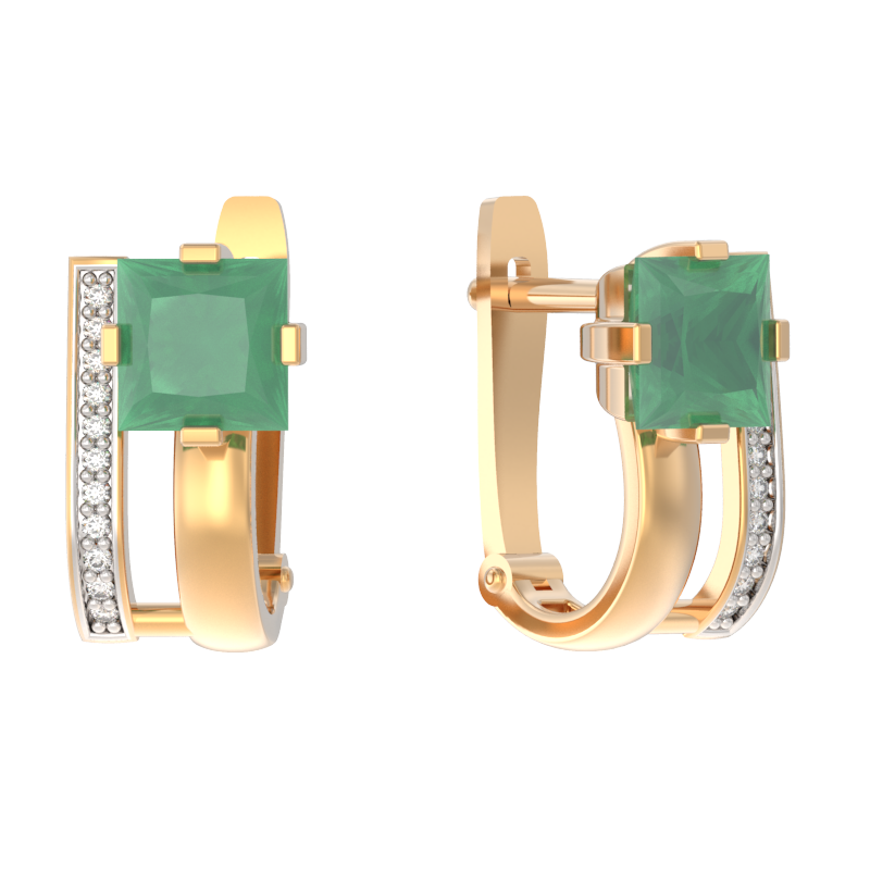 Серьги из золота АРИНА 1055772-11190-Y