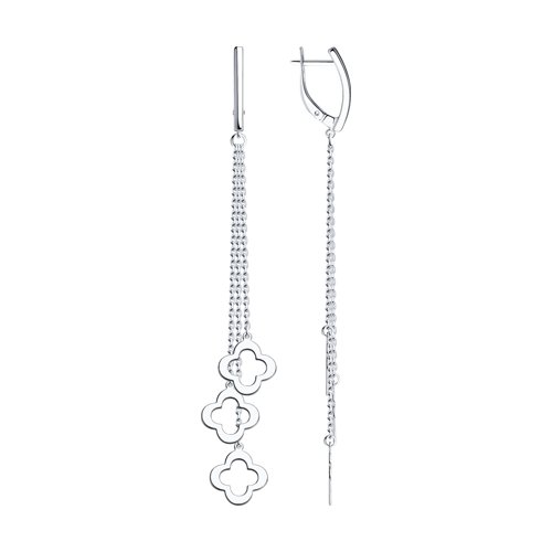 Серьги из серебра SOKOLOV 94024286