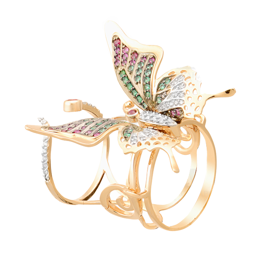 Кольцо с бриллиантом АЛЕКСАНДРА 4011606