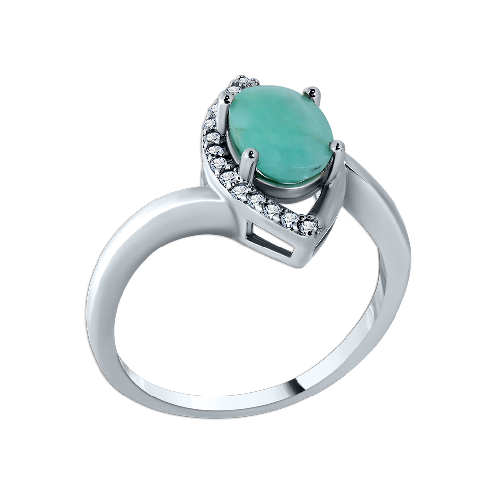 Кольцо из серебра Evora 636729