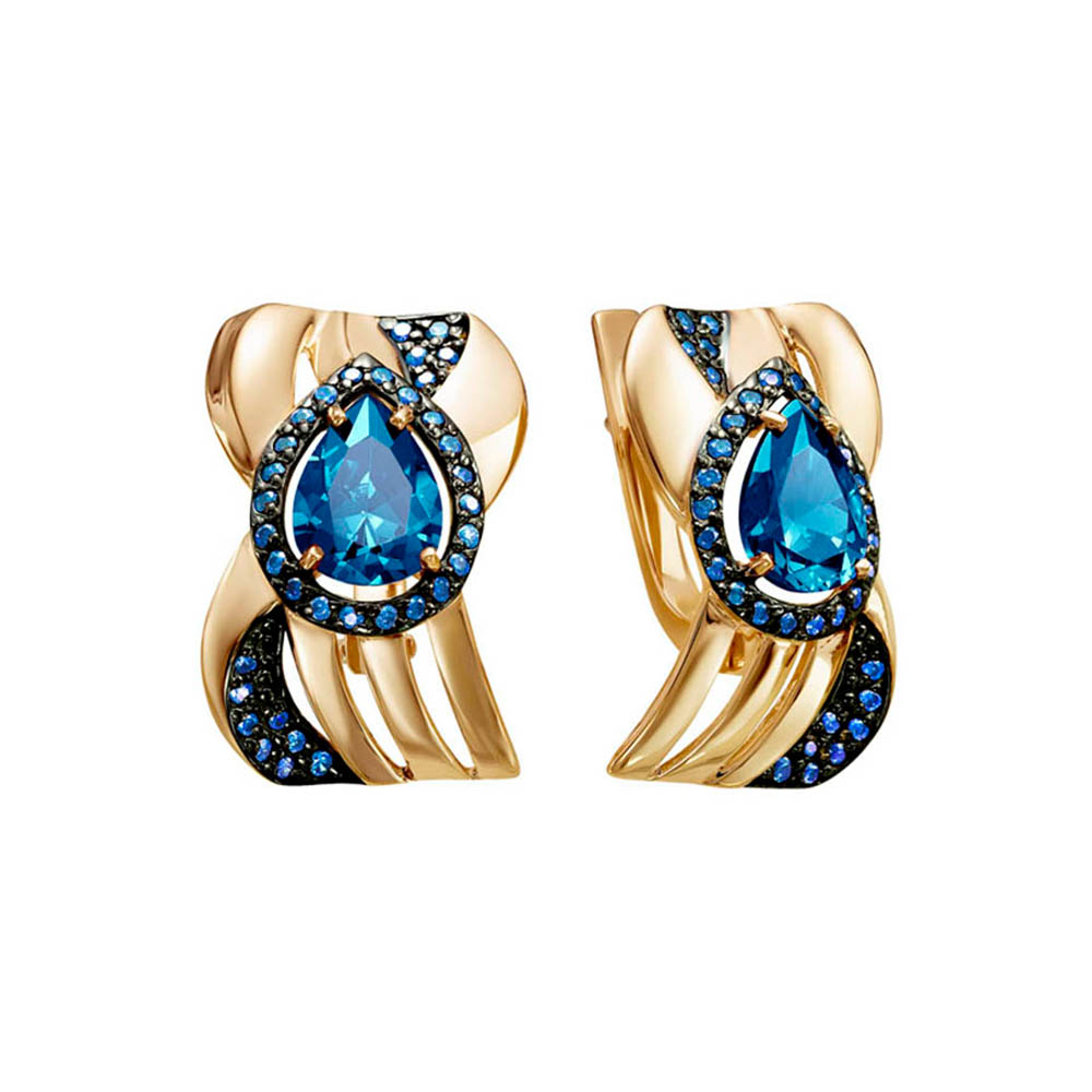 Серьги из золота Maskom 200-1576_tpsst-101