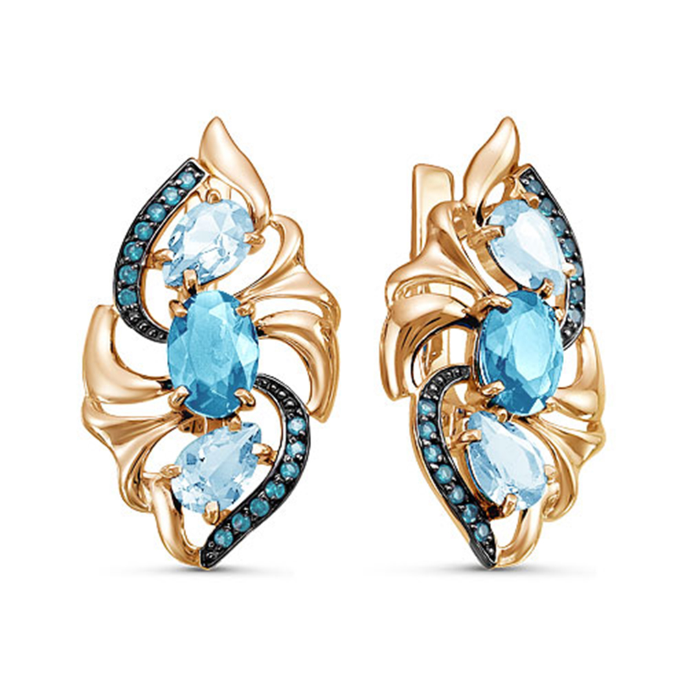 Серьги из золота Maskom 200-1570_tpsst-101