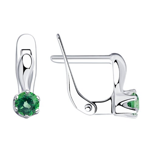 Серьги детские из серебра SOKOLOV 94020452