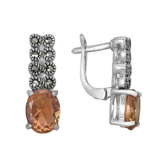 Серьги из серебра Серена-Сильвер ТАСН.304СТN