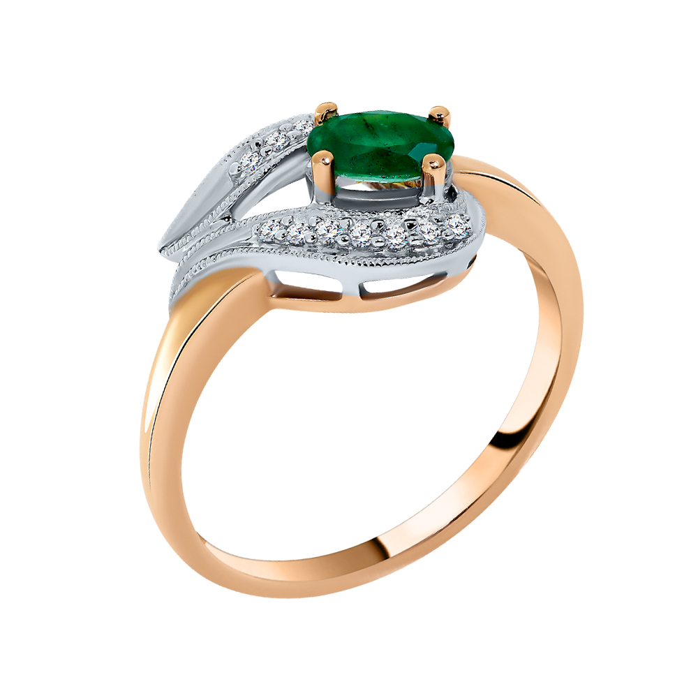 Кольцо с бриллиантом Бриант RR0004E