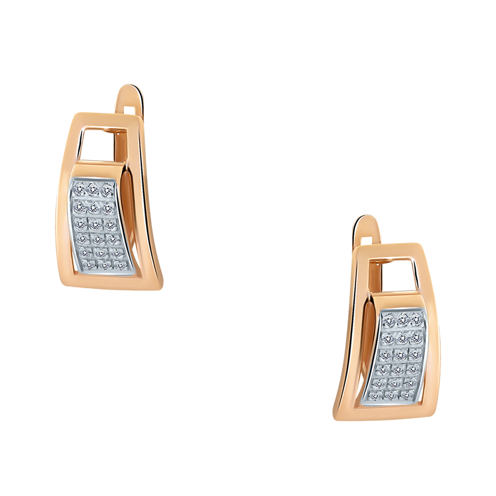 Серьги из золота С132-2790