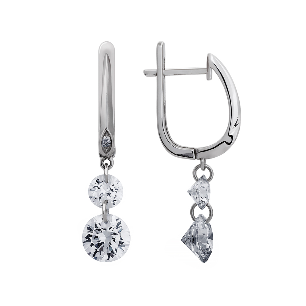 Серьги из серебра СВС11519Ф