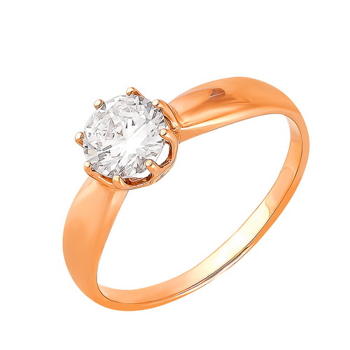 Кольцо помолвочное из золота RUSGOLDART 1272007 1 1 10