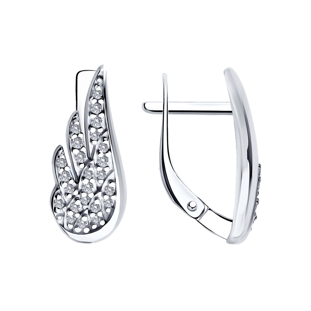 Серьги из серебра SOKOLOV 94026611