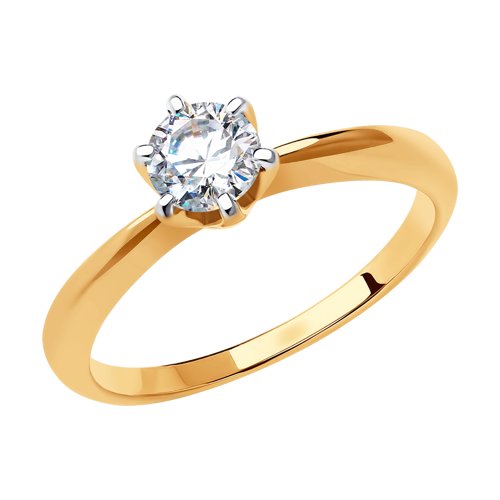 Кольцо помолвочное из золота SOKOLOV 81010486