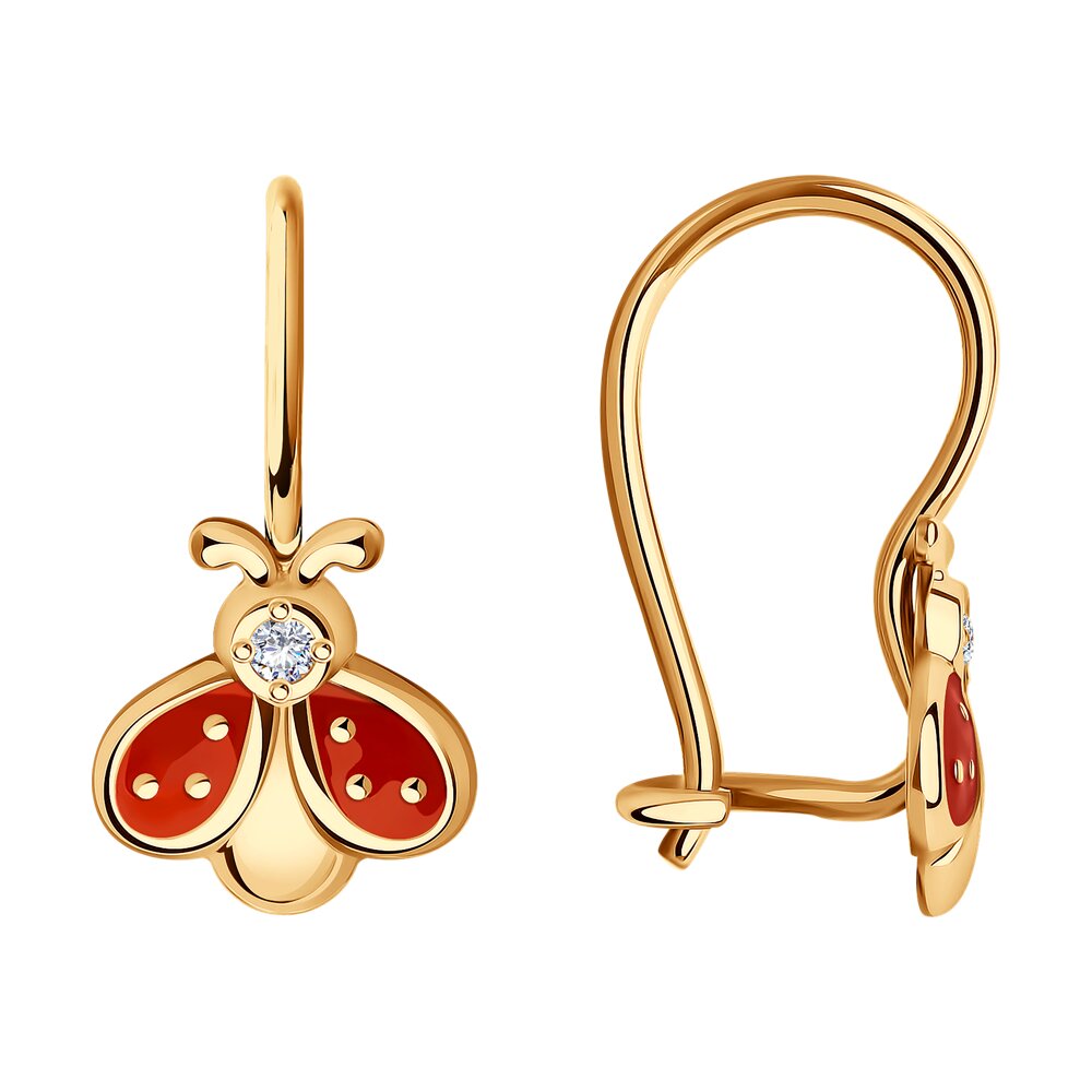 Серьги детские из золота SOKOLOV 028934