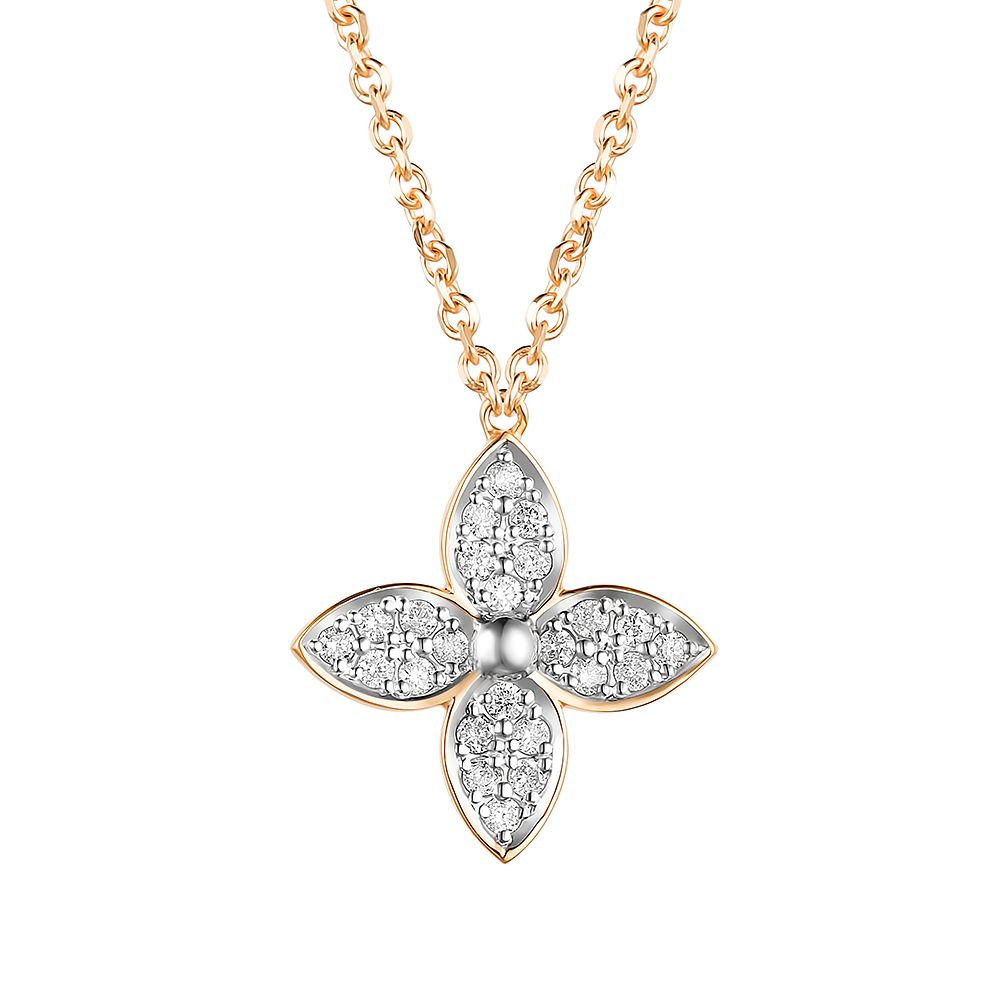 Колье с бриллиантом BELLISSIMA Ц/573-120БР