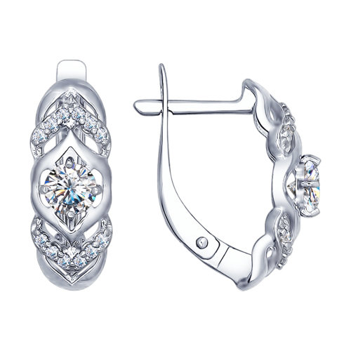 Серьги из серебра SOKOLOV 94022500