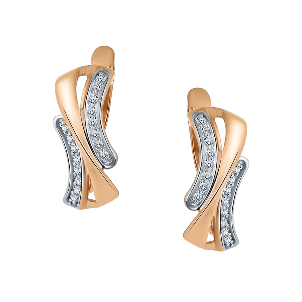 Серьги из золота DEL'TA 1206727