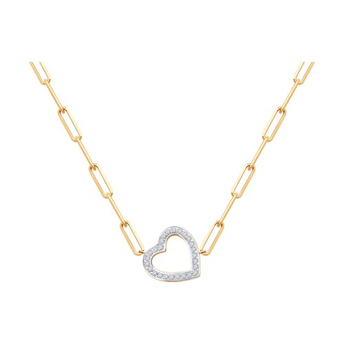 Колье с бриллиантом SOKOLOV 1070386