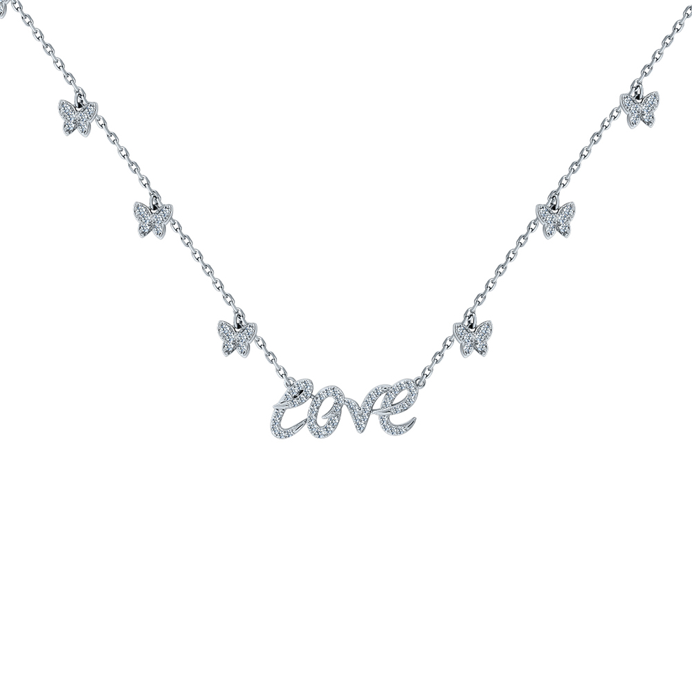 Колье из серебра ЦМК8676Ф