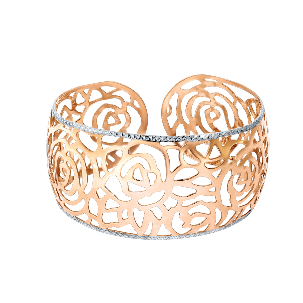 Браслет жесткий из золота Магнат А 030010