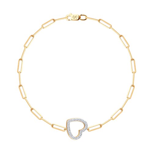 Браслет с бриллиантом SOKOLOV 1050326