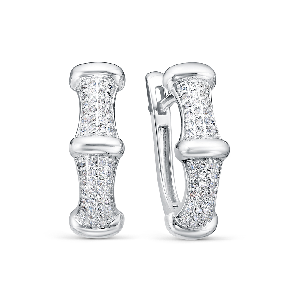 Серьги с бриллиантом 5-6972-103-2Б