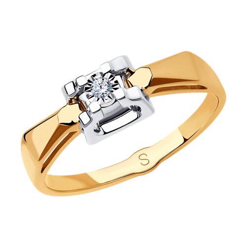 Кольцо помолвочное с бриллиантом SOKOLOV 1011734 №25 10