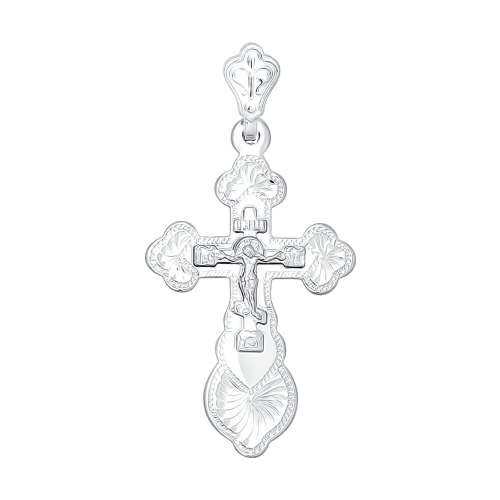 Подвеска крест из серебра SOKOLOV 94120081