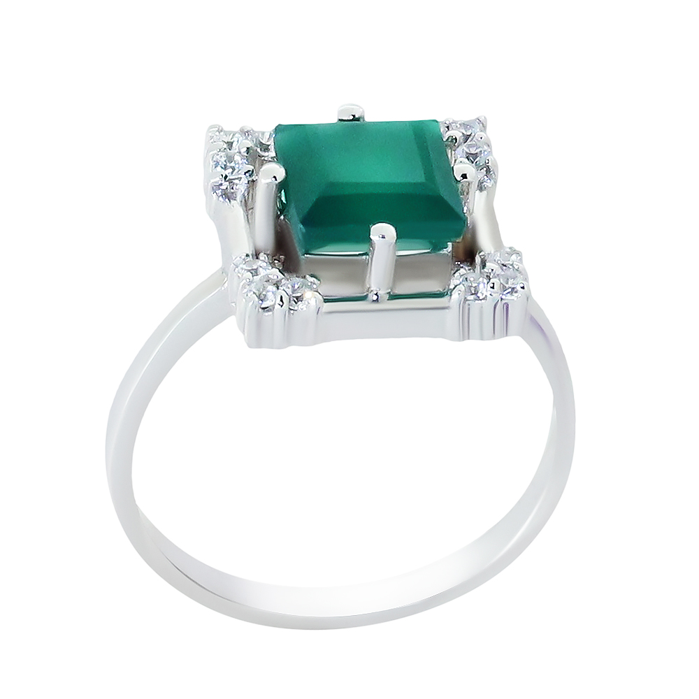 Кольцо из серебра Каприз К0499