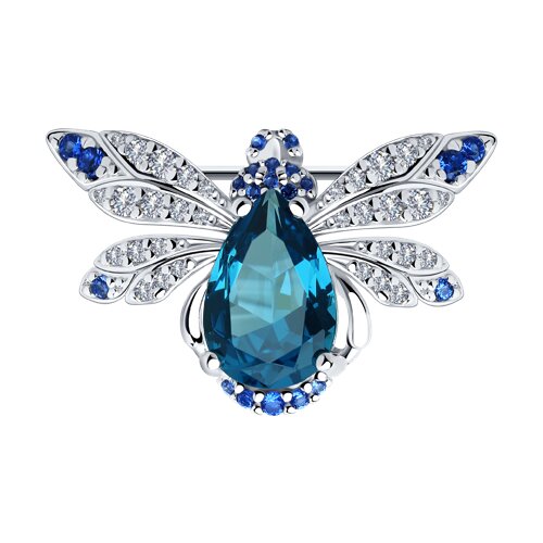 Брошь из серебра SOKOLOV 92040052