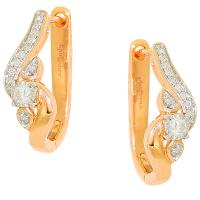 Серьги с бриллиантом Бриант ERI6430D