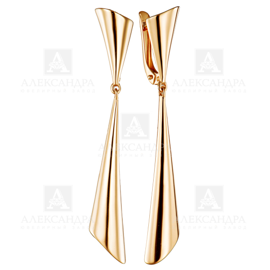 Серьги из золота АЛЕКСАНДРА с745-01