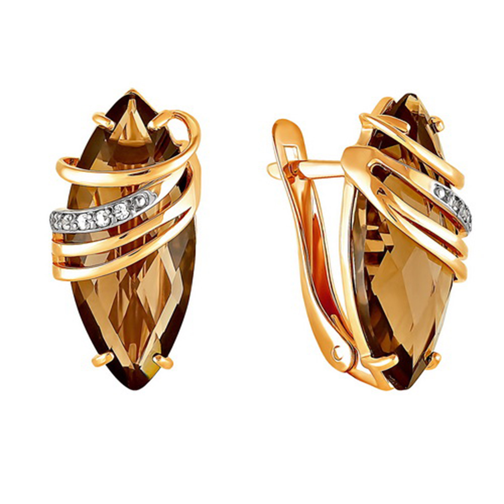 Серьги из золота RUSGOLDART 2103208 1 17 1