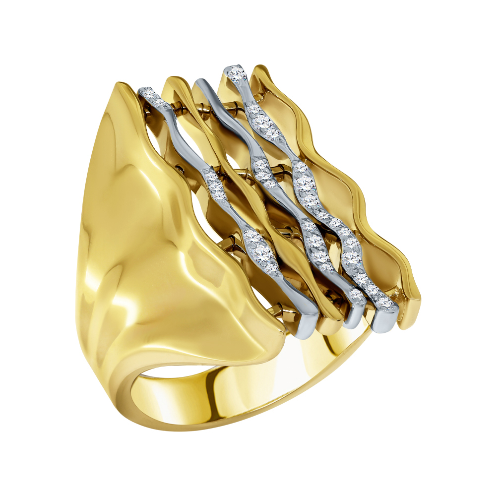 Кольцо с бриллиантом PLATIKA JEWELRY 1-0620-301