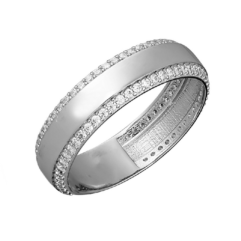 Кольцо обручальное из серебра Jeda 2768.1