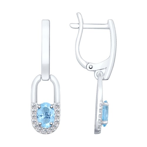 Серьги из серебра SOKOLOV 92021954