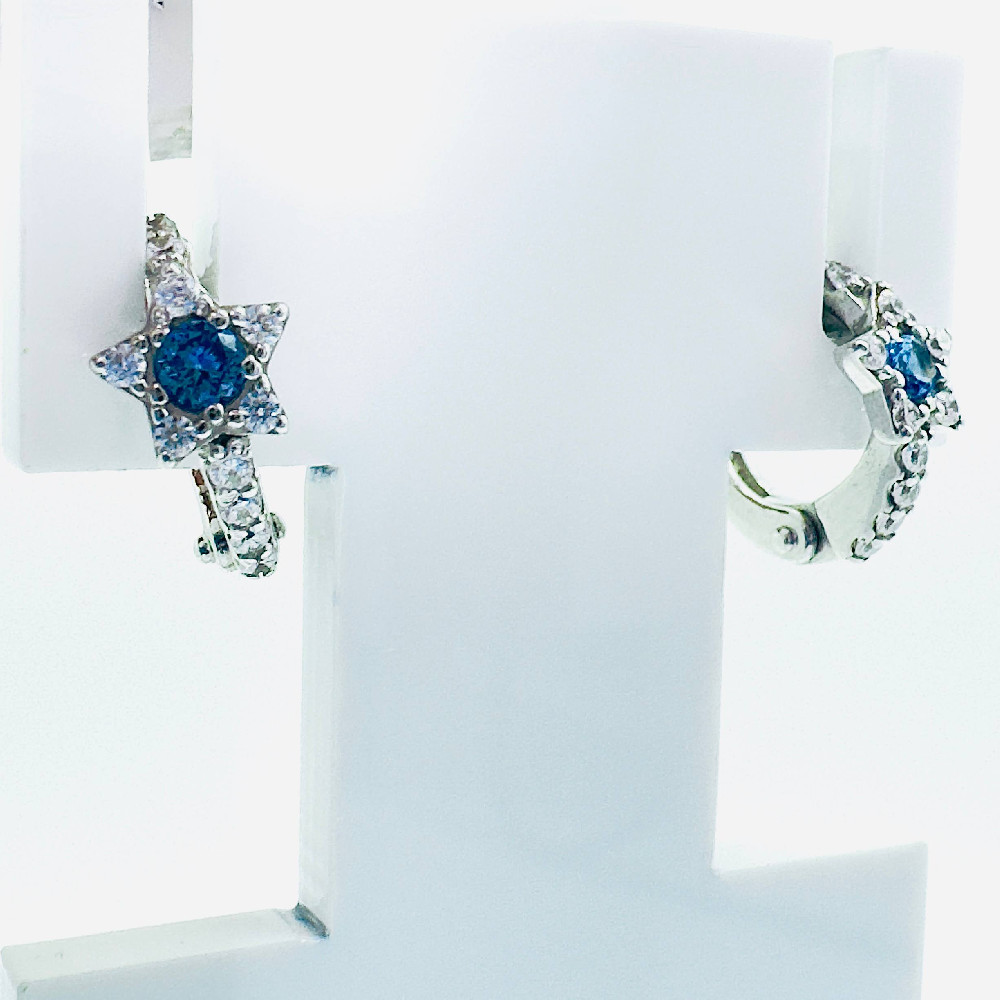 Серьги детские из серебра 624014гл