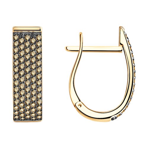 Серьги с бриллиантом SOKOLOV 1021794 №24 202