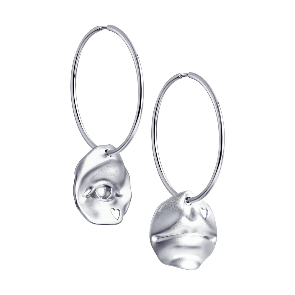Серьги из серебра SOKOLOV 94024260