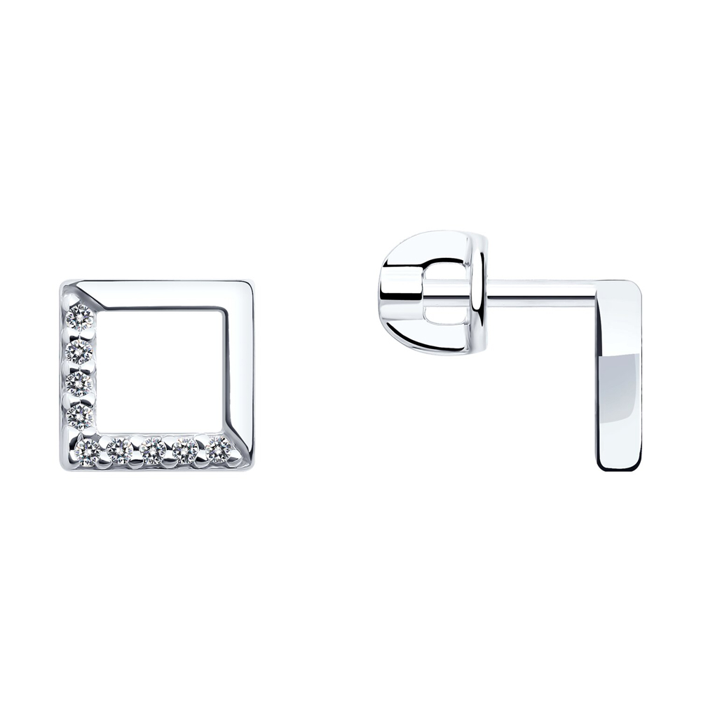 Серьги из серебра SOKOLOV 94023039