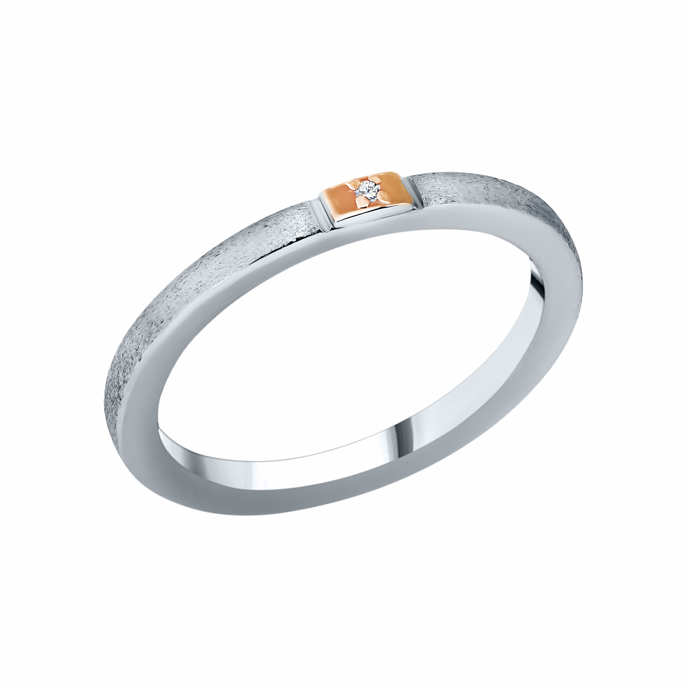 Кольцо из серебра АЛЬКОР 01-3283/000Б-00