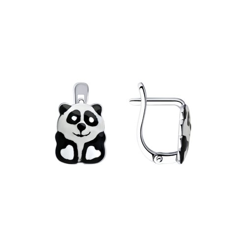 Серьги детские из серебра SOKOLOV 94024297